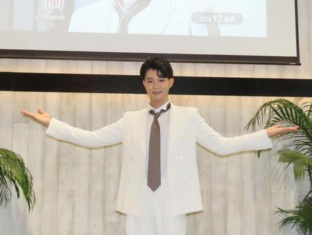 ２枚目のシングル「冬の涙」の必勝を期した歌手・亜蘭