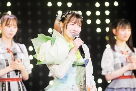 卒業公演に出演した安部若菜（Ｃ）ＮＭＢ４８