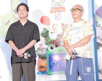 イベントに出席した唐沢寿明（左）と所ジョージ