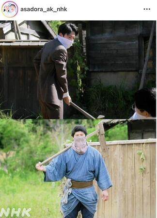 ＮＨＫ朝ドラ「風、薫る」インスタグラム（ａｓａｄｏｒａ＿ａｋ＿ｎｈｋ）より