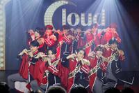 公演を盛り上げたＣｌｏｕｄ　ｔｅｎ