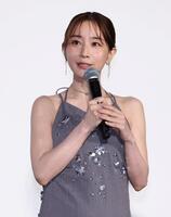 結婚発表後初めて報道陣の前に姿を見せた田中みな実（撮影・伊藤笙子）