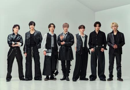 ＩＭＰ．の（左から）椿泰我、松井奏、鈴木大河、佐藤新、基俊介、影山拓也、横原悠毅