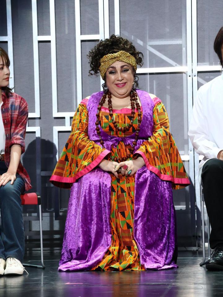 ミュージカル「ゴースト」囲み取材に出席した森公美子