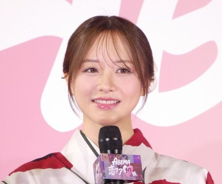浴衣姿でイベントに登場した森香澄