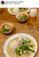 タイカレー、トムヤムクン風スープ。山口馬木也のインスタグラム＠ｍａｋｉｙａｙａｍａｇｕｃｈｉ＿ｏｆｆｉｃｉａｌ（５月２３日付）より 