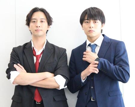 俳優として新境地に挑む思いを明かした渡部秀（左）と齋藤璃佑