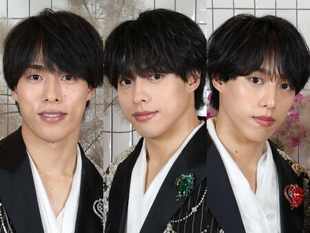 佐藤三兄弟（左から）颯人、嘉人、綾人