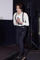 登壇する今井竜太郎（撮影・吉澤敬太）
