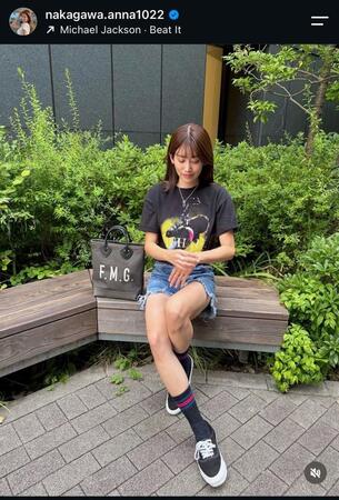 中川安奈のインスタグラム＠ｎａｋａｇａｗａ．ａｎｎａ１０２２から