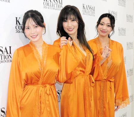 取材に応じる（左から）白川愛梨、熊田曜子、星野琴