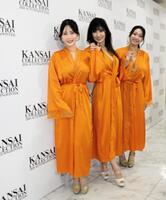 取材に応じる（左から）白川愛梨、熊田曜子、星野琴