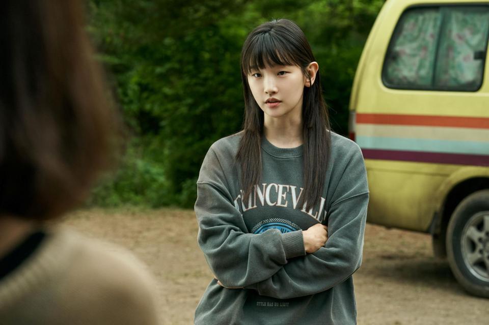 韓国配給会社・ロッテエンターテインメントの公式Ｘ＠ｌｏｔｔｅ＿ｅｎｔより　映画「慶州紀行」パク・ソダムのスチールカット