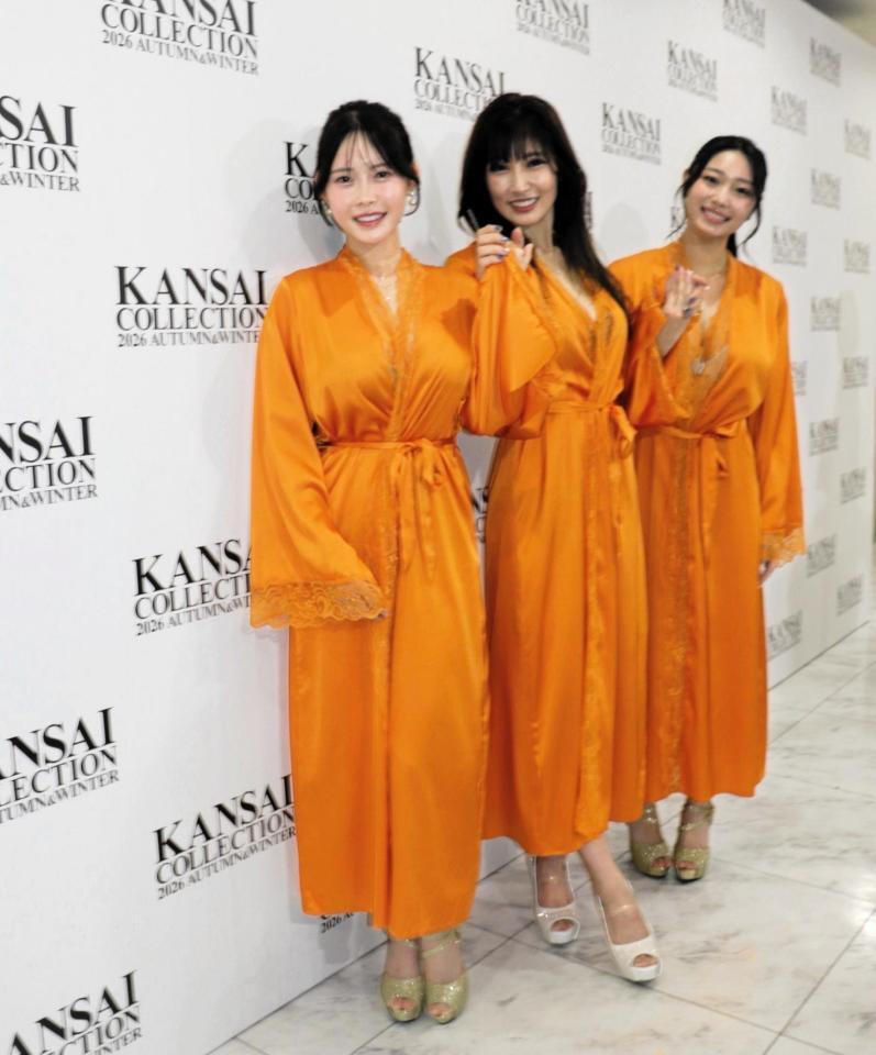 取材に応じる（左から）白川愛梨、熊田曜子、星野琴