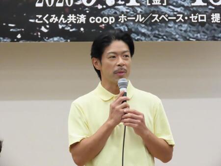 舞台「呪怨　ＴＨＥ　ＬＩＶＥ　-再念-」の制作発表に出席したＥＸＩＬＥの松本利夫