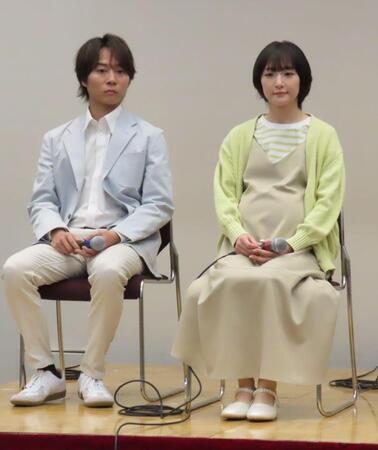 舞台「呪怨　ＴＨＥ　ＬＩＶＥ　-再念-」に出演する生駒里奈（右）と杉本琢弥