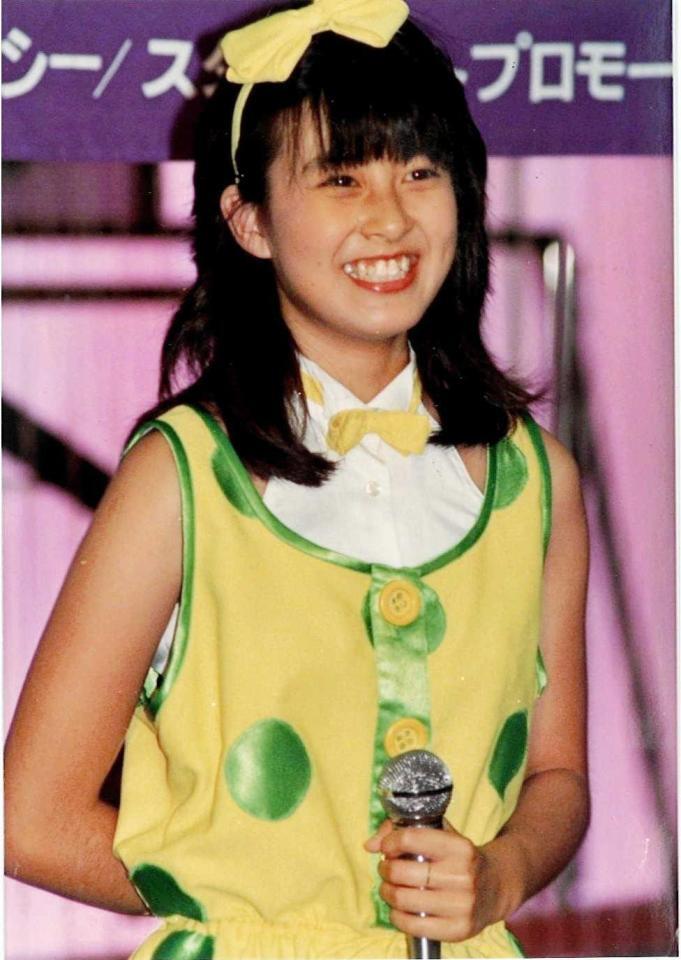 デビュー当時の森尾由美（スターダストプロモーション提供）