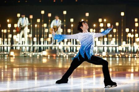 圧巻の演技を披露する羽生結弦さん
