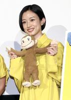 　笑顔を見せる河合優実（撮影・伊藤笙子）