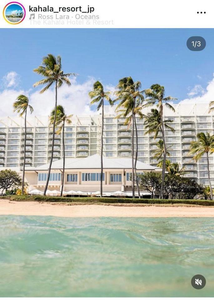 カハラホテルの公式インスタグラム＠ｋａｈａｌａ＿ｒｅｓｏｒｔ＿ｊｐより