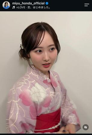 本田望結のインスタグラム＠ｍｉｙｕ＿ｈｏｎｄａ＿ｏｆｆｉｃｉａｌから