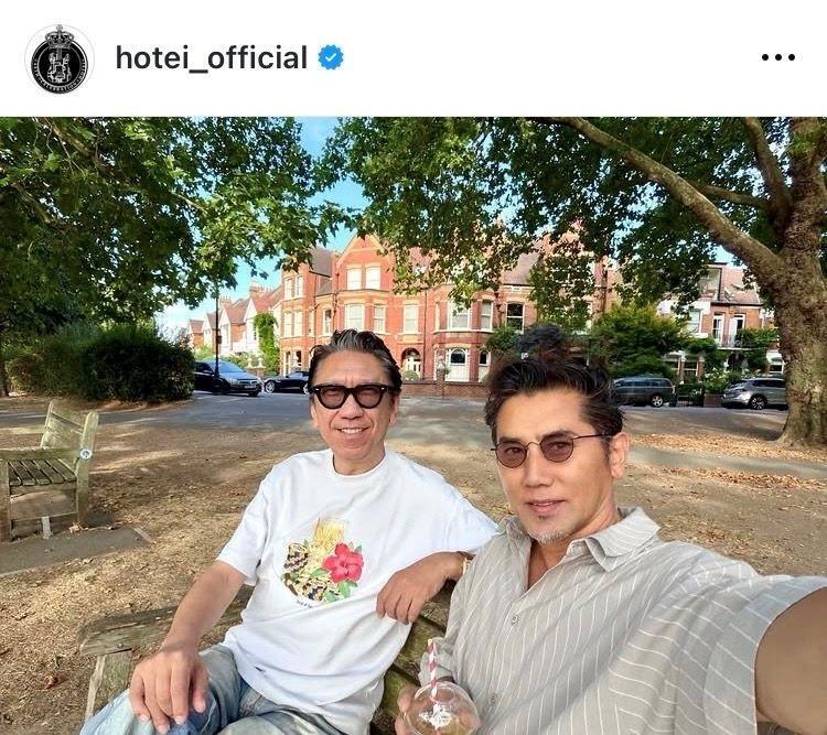 布袋寅泰のインスタグラム＠ｈｏｔｅｉ＿ｏｆｆｉｃｉａｌから