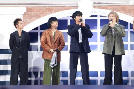 泉大智、橘柊生、北村匠海、矢部昌暉