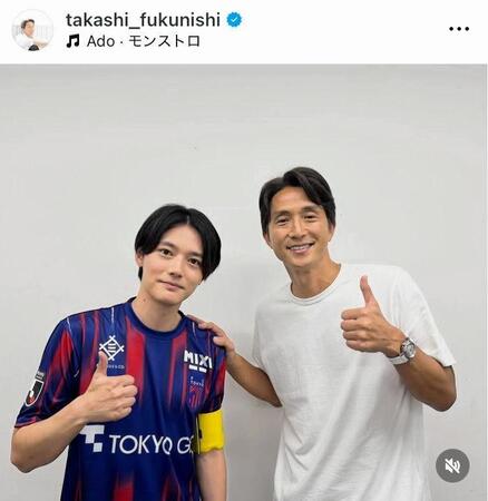 福西崇史氏のインスタグラム＠ｔａｋａｓｈｉ＿ｆｕｋｕｎｉｓｈｉ（８月１３日付）より