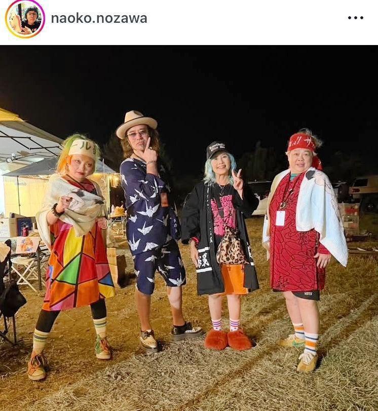 右がモリ夫。野沢直子のインスタグラム＠ｎａｏｋｏ．ｎｏｚａｗａより 