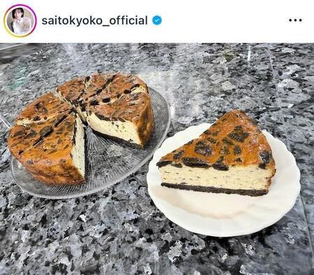 オレオチーズケーキ。齊藤京子のインスタグラム＠ｓａｉｔｏｋｙｏｋｏ＿ｏｆｆｉｃｉａｌより