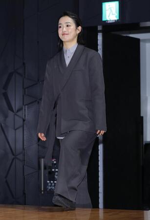 登壇する清水希容さん（撮影・棚橋慶太）