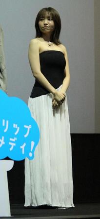 映画「ホーム　スイート　ホーム」完成披露舞台あいさつに登壇した大原優乃