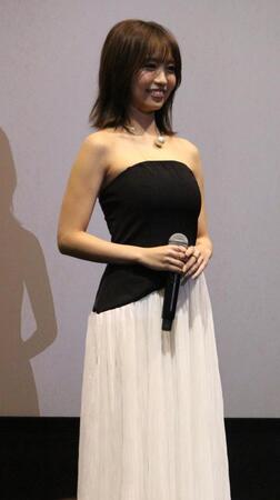 映画「ホーム　スイート　ホーム」完成披露舞台あいさつに登壇した大原優乃