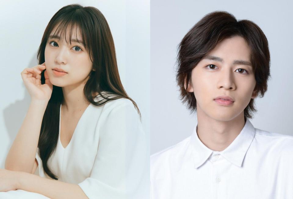 ＣＢＣテレビの連続ドラマ「私がひとりで生きてくなんて」にＷ主演する矢吹奈子（左）と飯島寛騎