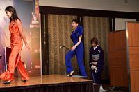 舞台あいさつに登壇する藤原紀香＝東京・品川プリンスホテル（撮影・千葉大輝）