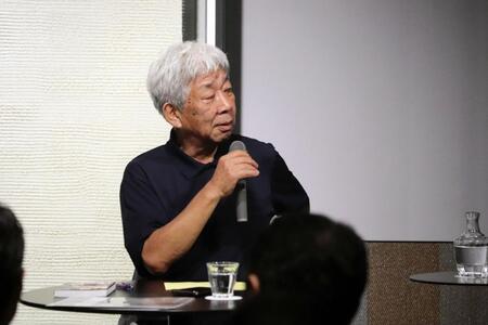 トークイベントに出演した大崎洋氏＝大阪市内