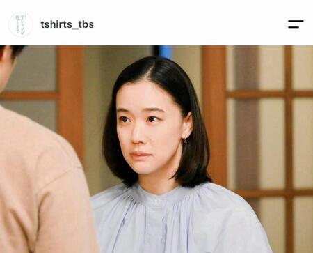充に静かな口調で感情をぶつけた咲子。公式インスタグラムｔｓｈｉｒｔｓ＿ｔｂｓより