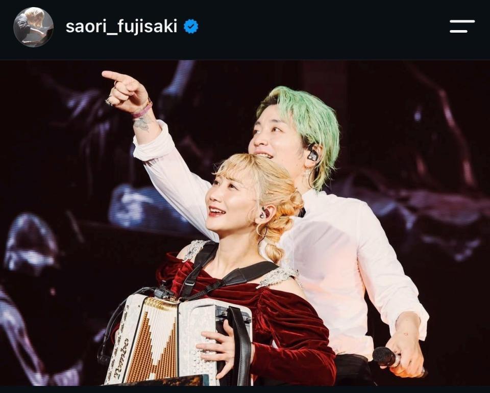 セカオワＳａｏｒｉのインスタグラム＠ｓａｏｒｉ＿ｆｕｊｉｓａｋｉから