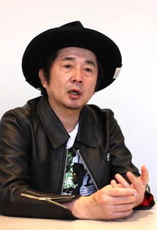 バンド生活を振り返る怒髪天・増子直純（撮影・佐々木彰尚）