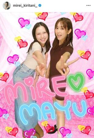 桐谷美玲のインスタグラム＠ｍｉｒｅｉ＿ｋｉｒｉｔａｎｉ＿から