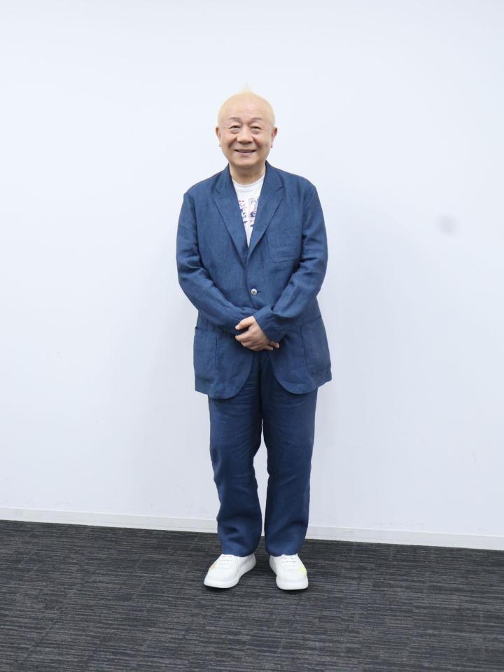 「バンダイナムコミュージックライブ」初の落語コンテンツの取り組み発表会に参加した落語家の春風亭小朝