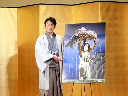 「錦秋十月大歌舞伎」の取材会に出席した片岡愛之助