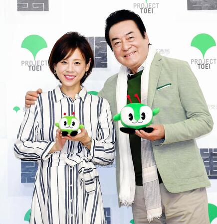 親子共演した高橋真麻と高橋英樹＝２０２０年