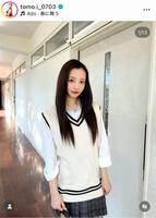 板野友美のインスタグラム＠ｔｏｍｏ．ｉ＿０７０３（８月２７日付）より 