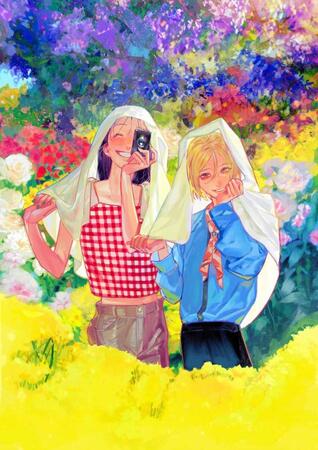 園山ゆきの氏による「ブレス」書き下ろしイラスト　原作：園山ゆきの『ブレス』（講談社「月刊少年シリウス」所載）