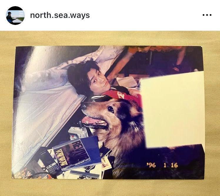 「ひまわり」撮影のオフショット。遠藤雅のインスタグラム＠ｎｏｒｔｈ．ｓｅａ．ｗａｙｓ（７月２３日付）より 