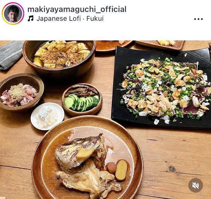 へしこも。山口馬木也のインスタグラム＠ｍａｋｉｙａｙａｍａｇｕｃｈｉ＿ｏｆｆｉｃｉａｌより