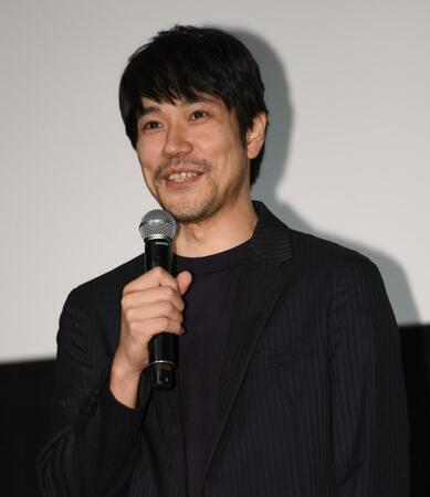 舞台あいさつに登壇する、松山ケンイチ（撮影・千葉大輝）