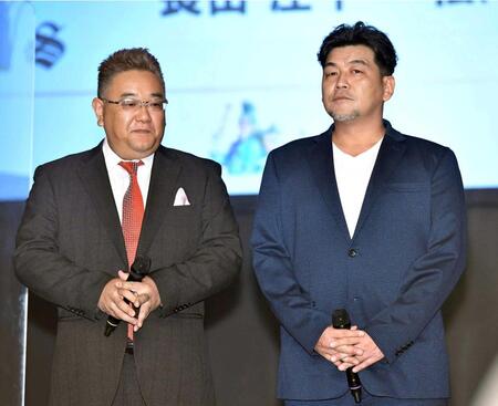 サンドウィッチマンの伊達みきお（左）と富澤たけし