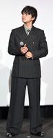 舞台あいさつに登壇する、北村匠海（撮影・千葉大輝）